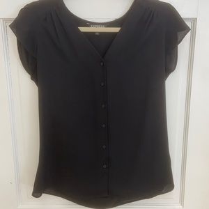Express Black Blouse